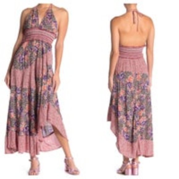 Free People Gabriela Halter Dress Terracotta NWT - Picture 3 of 5